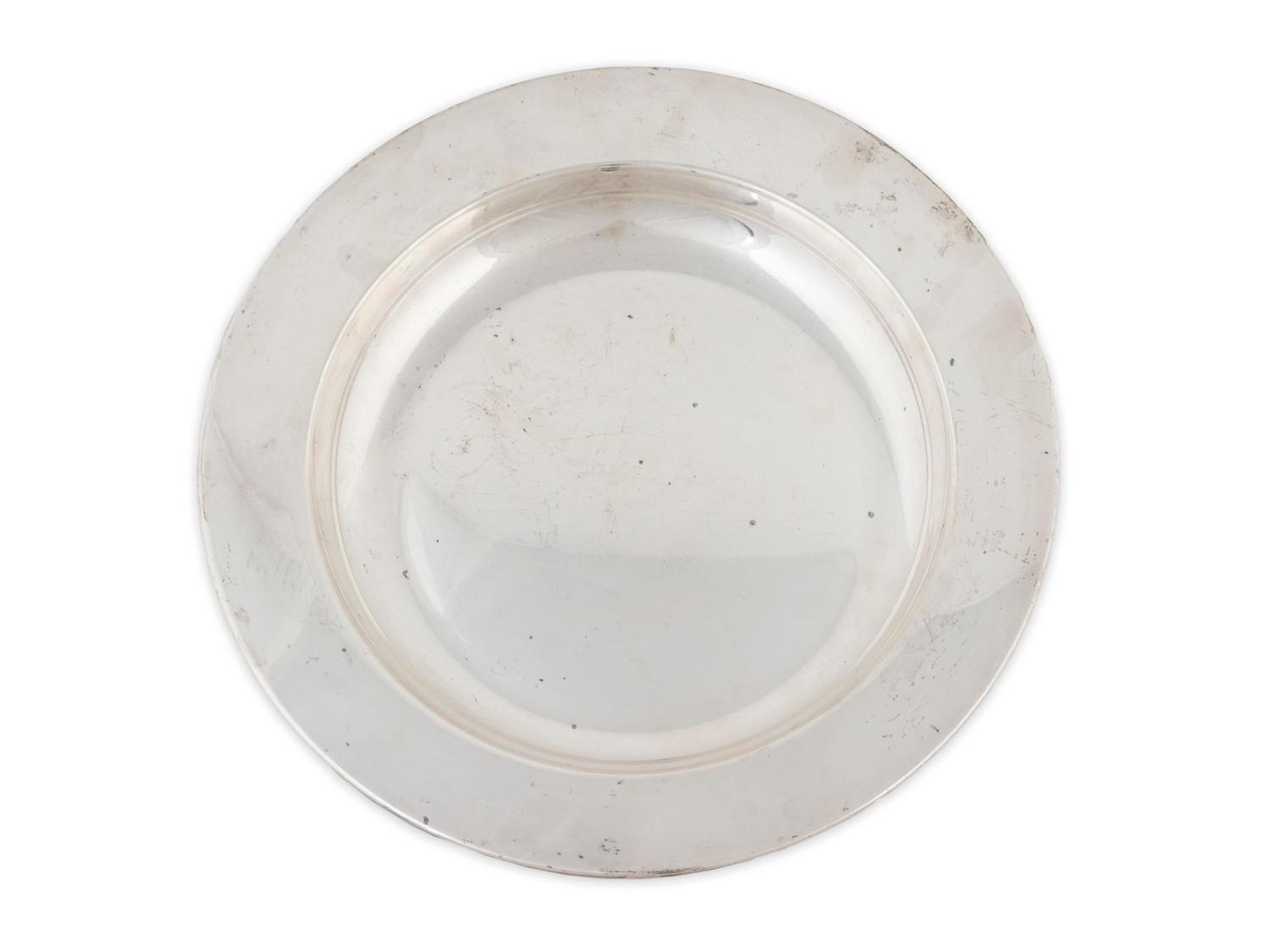 An American Silver Charger — John Coburn, Boston, MA, 20th Century Reproduction