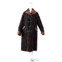 [WESTERN AMERICANA]. Buffalo coat with gauntlets.