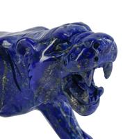 A Pair of Carved Lapis Lazuli Models of Tigers
