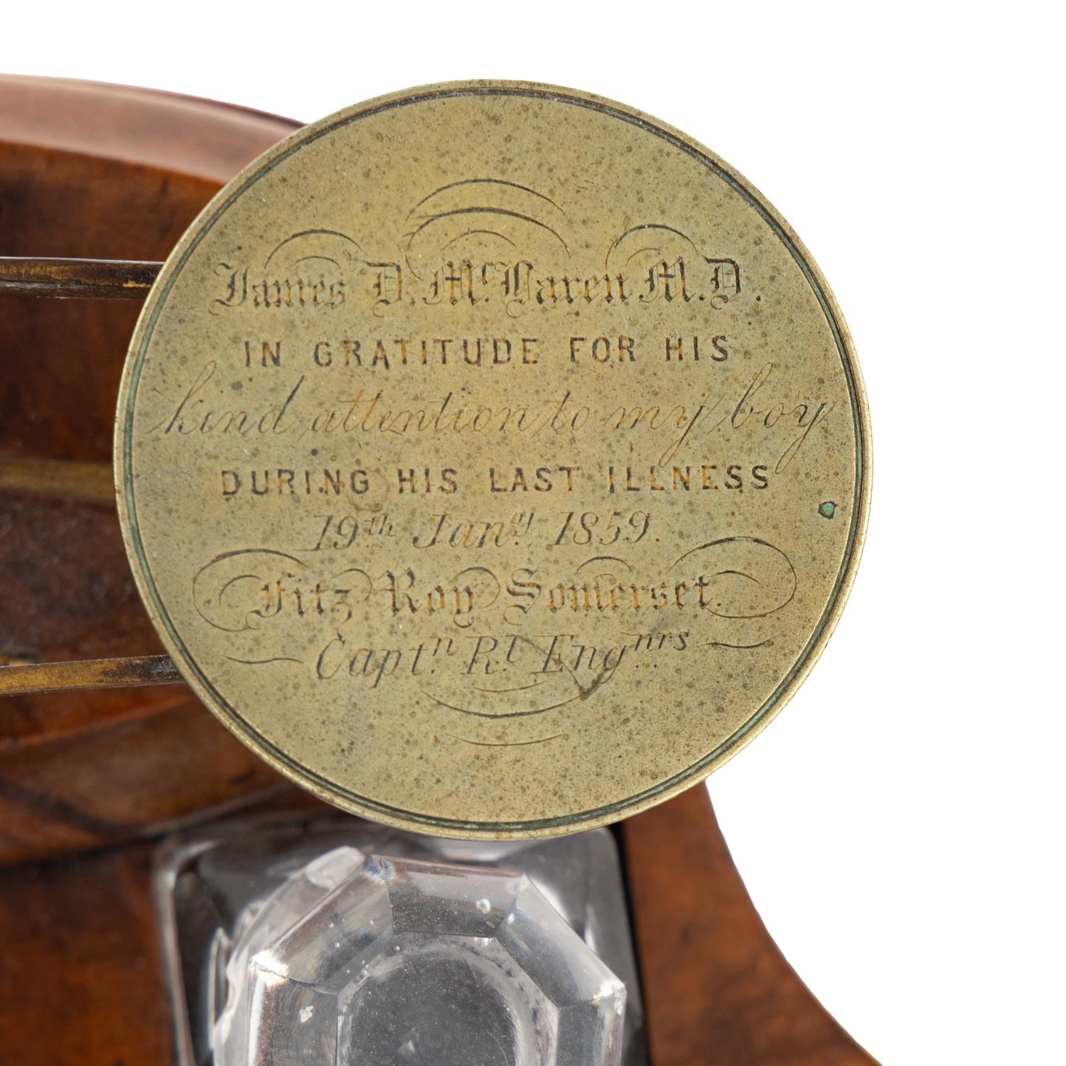 An English Postal Scale and Inkwell