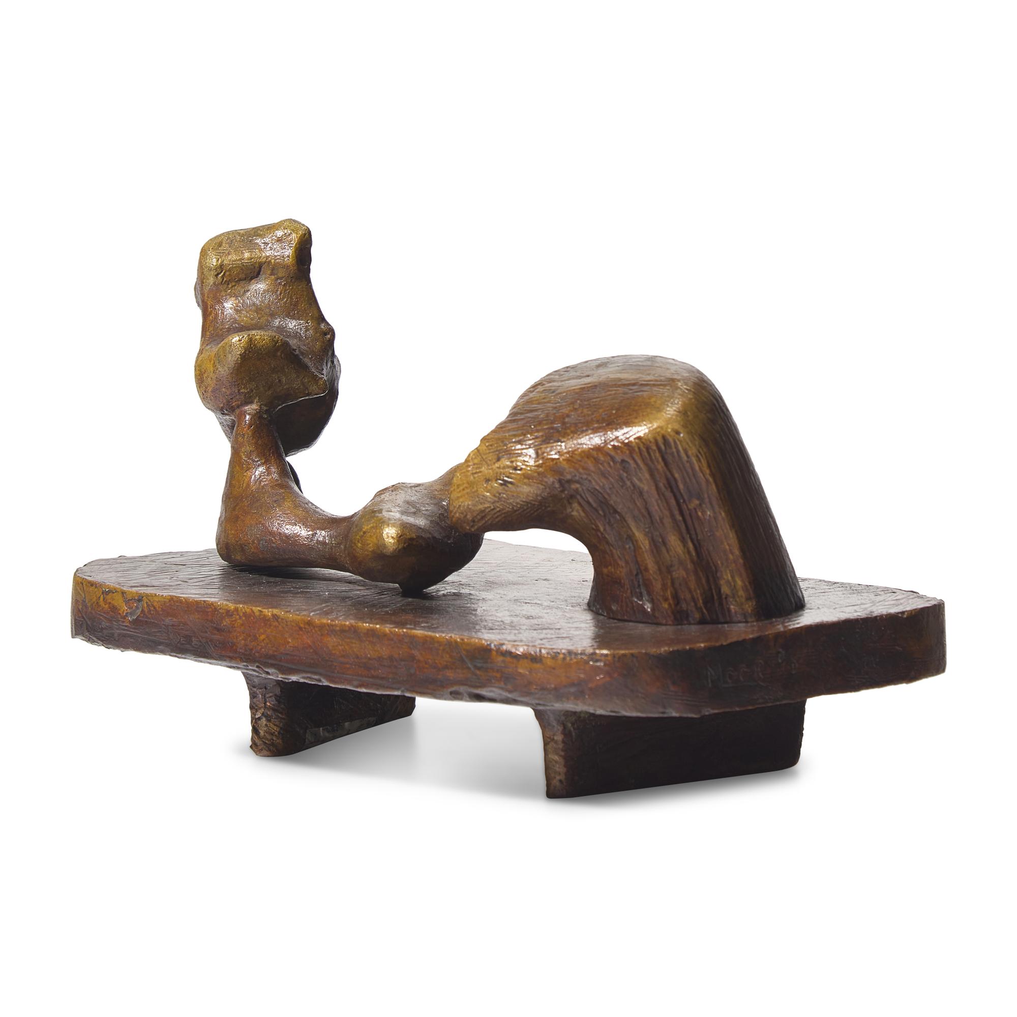 Henry Moore (British, 1898-1986) — Two Piece Reclining Figure #6, 1964