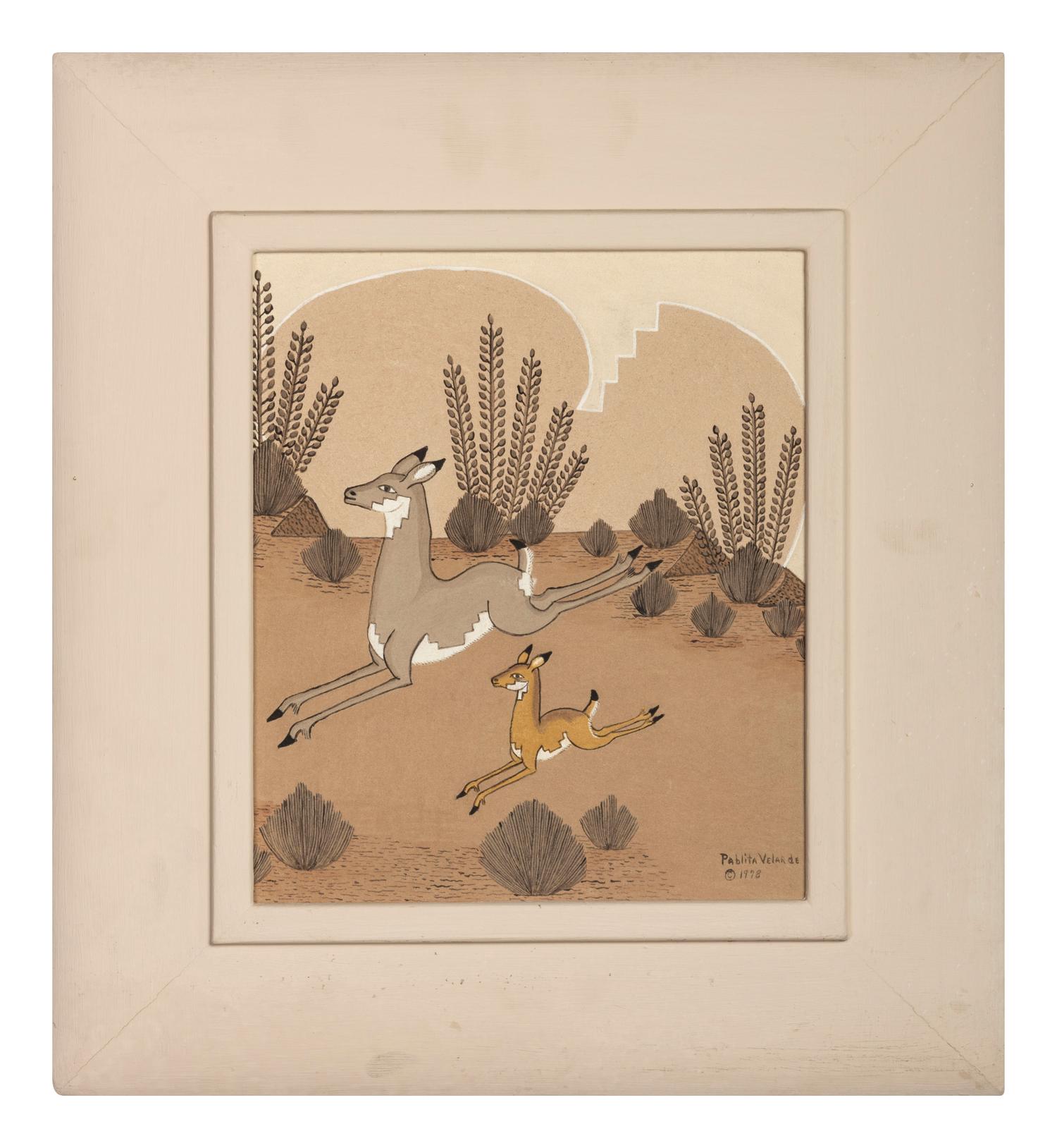 untitled, two deer
