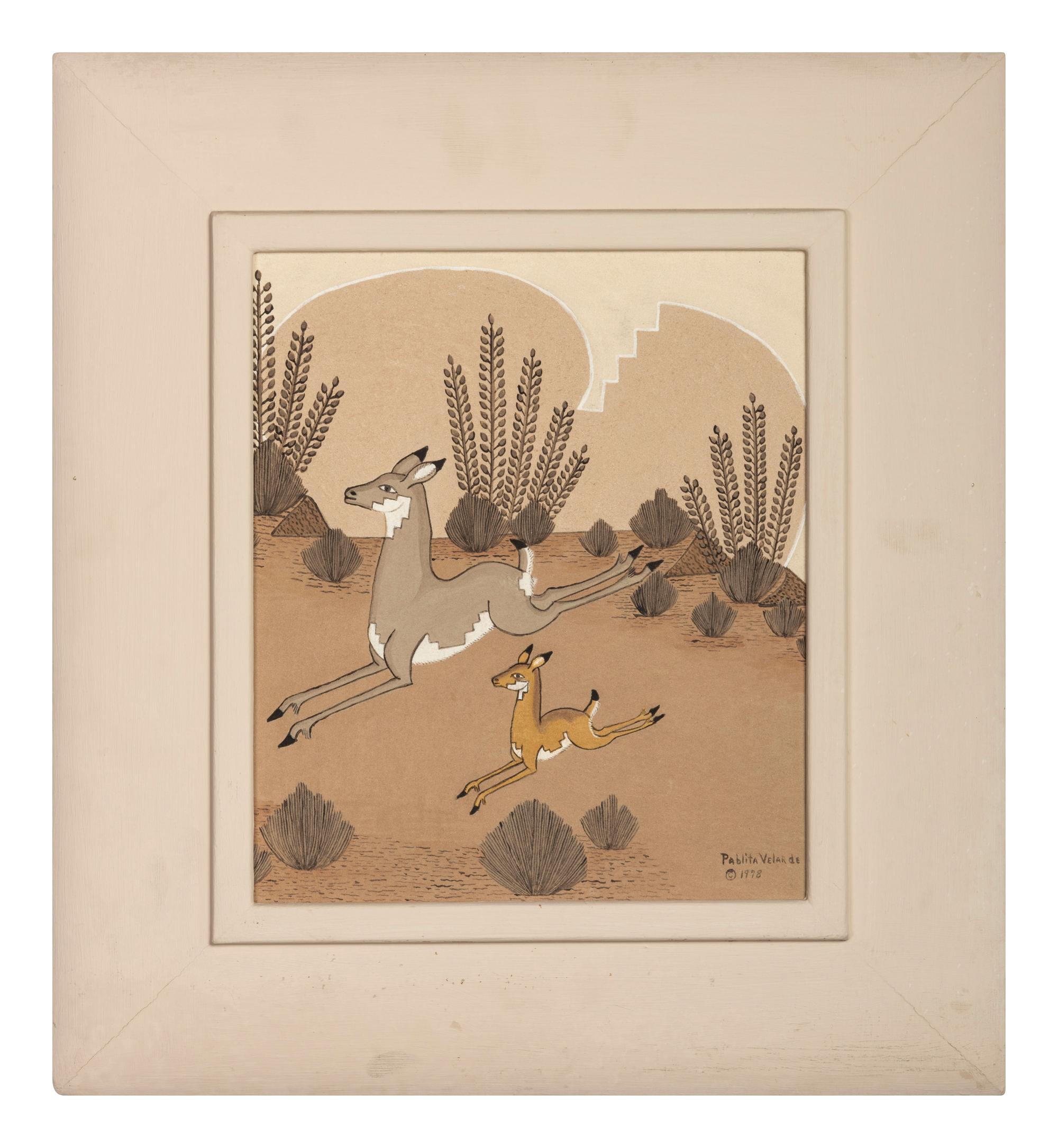untitled, two deer