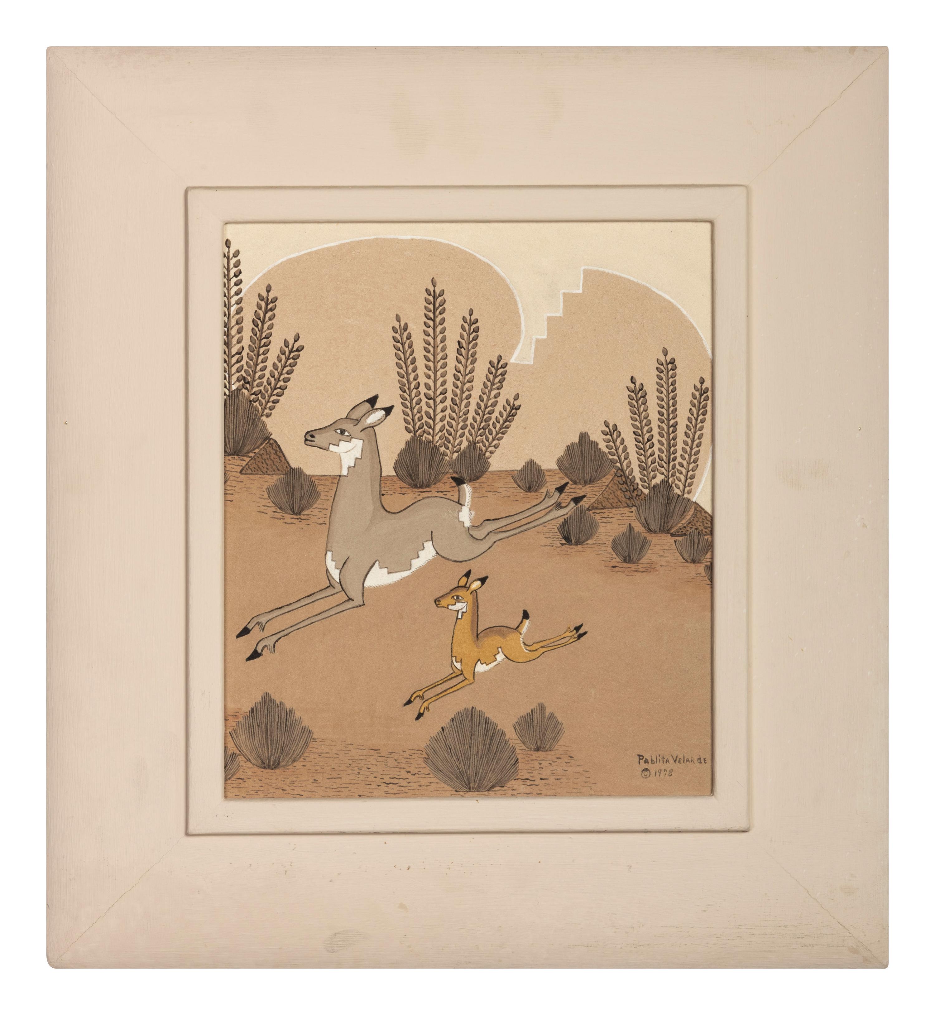 untitled, two deer