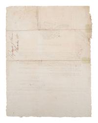 [WAR OF 1812]. WOLFE, John D. Battalion orders signed ("John D. Wolfe"). New York, 5 December 1814.