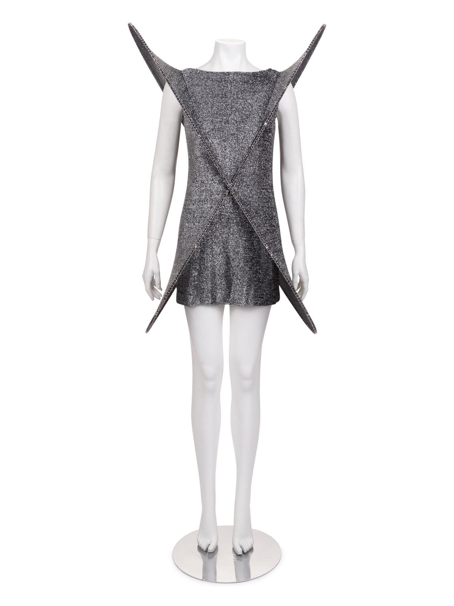 Pierre Cardin Haute Couture "Butterfly" Cocktail Dress, 1993