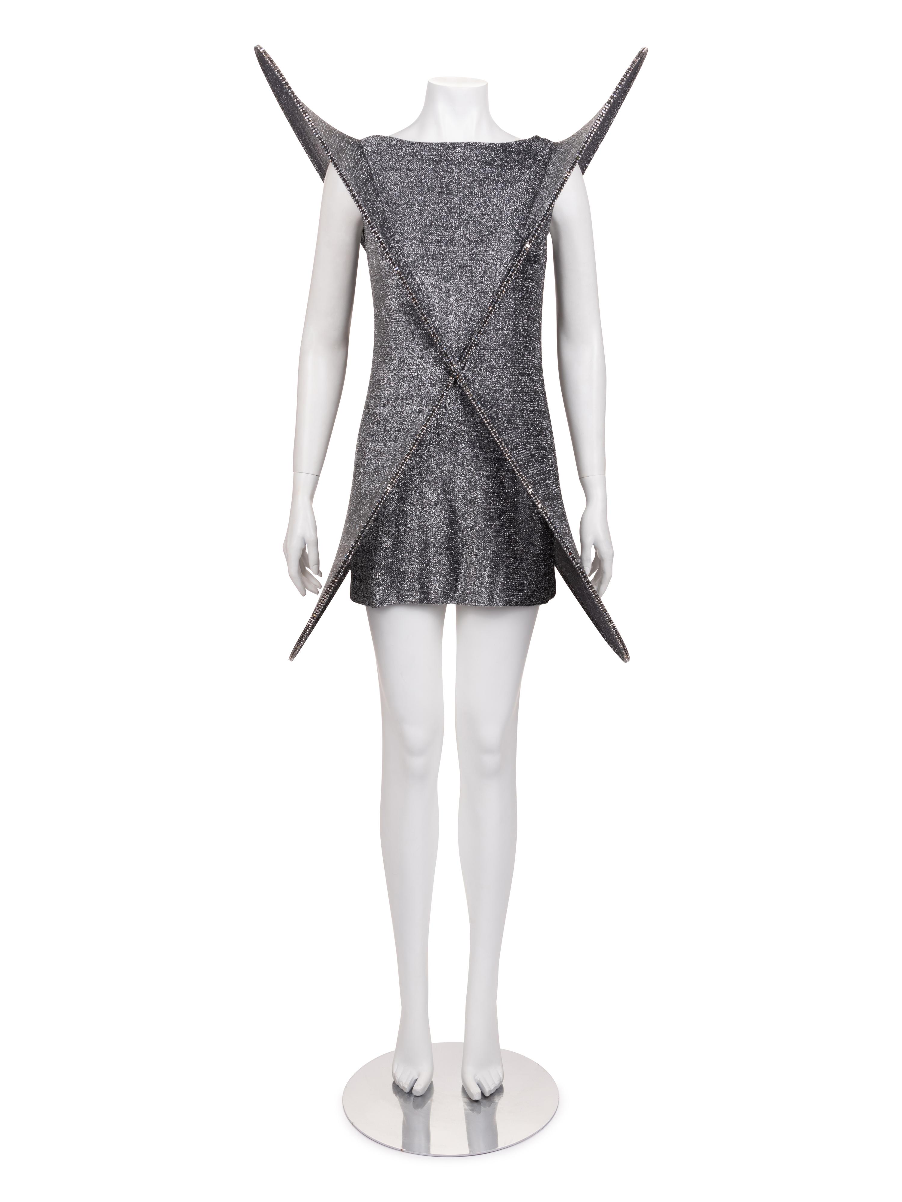 Pierre Cardin Haute Couture "Butterfly" Cocktail Dress, 1993