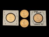 [MEXICO] Four 20 Peso Gold Coins