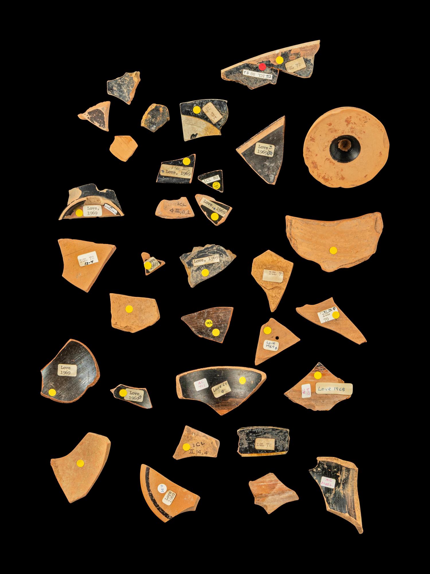 32 Attic Black-Figured Vase Fragments