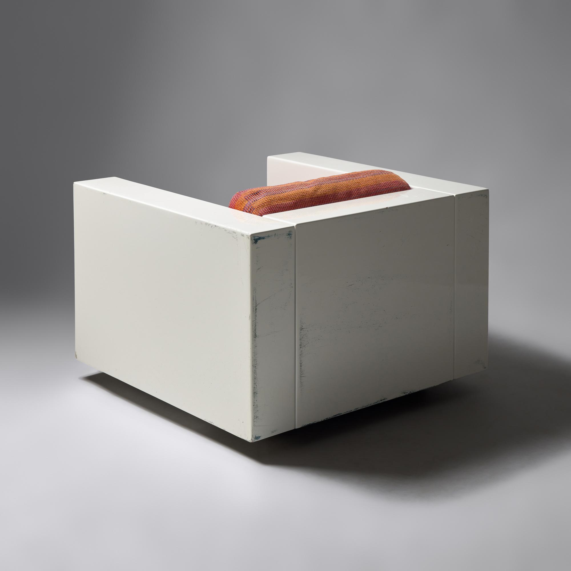 Saratoga cube chair Poltronova, distributed by Stendig Italy, 1964