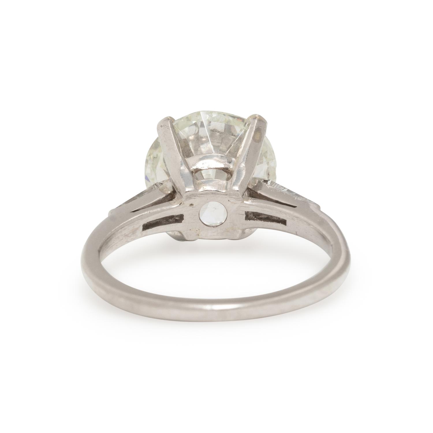 PLATINUM AND DIAMOND RING