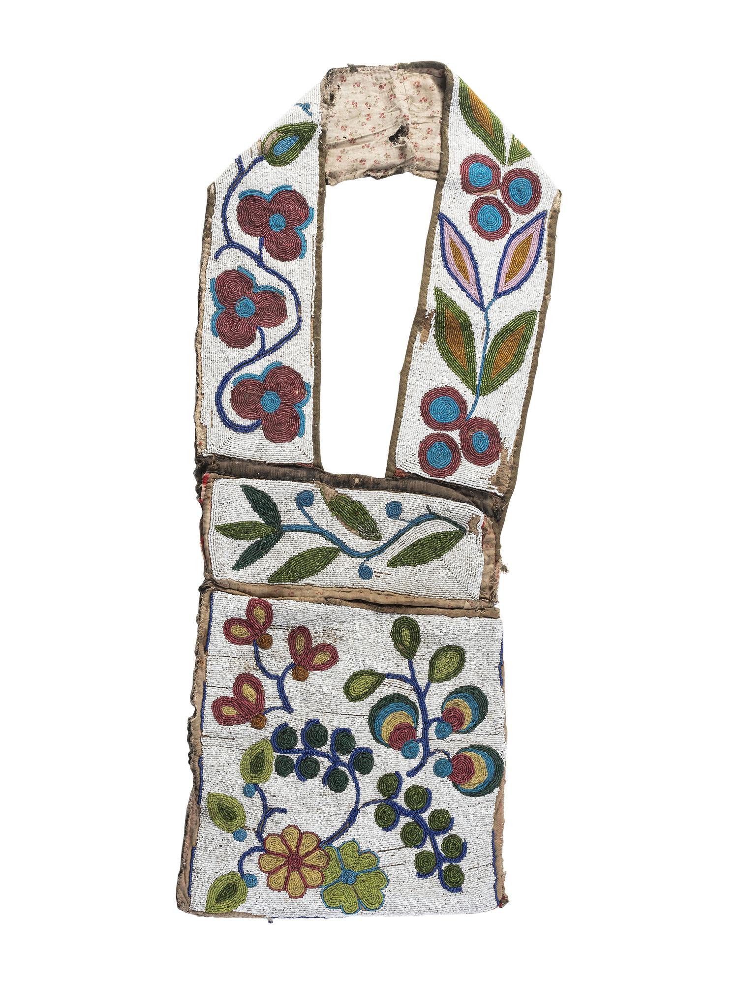Anishinaabe Beaded Bandolier Bag