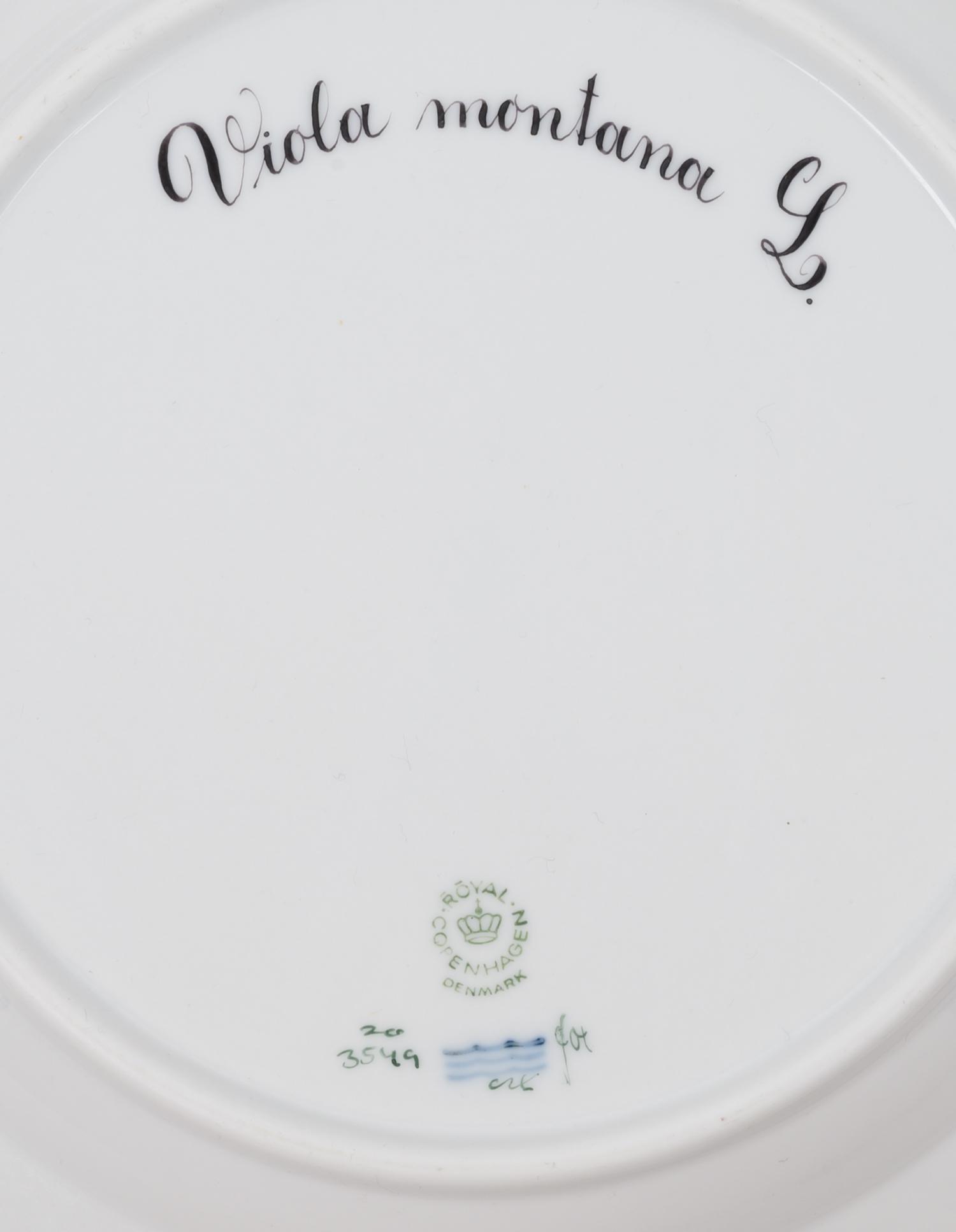 Eleven Royal Copenhagen Flora Danica Dinner Plates