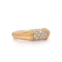VAN CLEEF & ARPELS, BICOLOR GOLD AND DIAMOND 'PHILIPPINE' RING