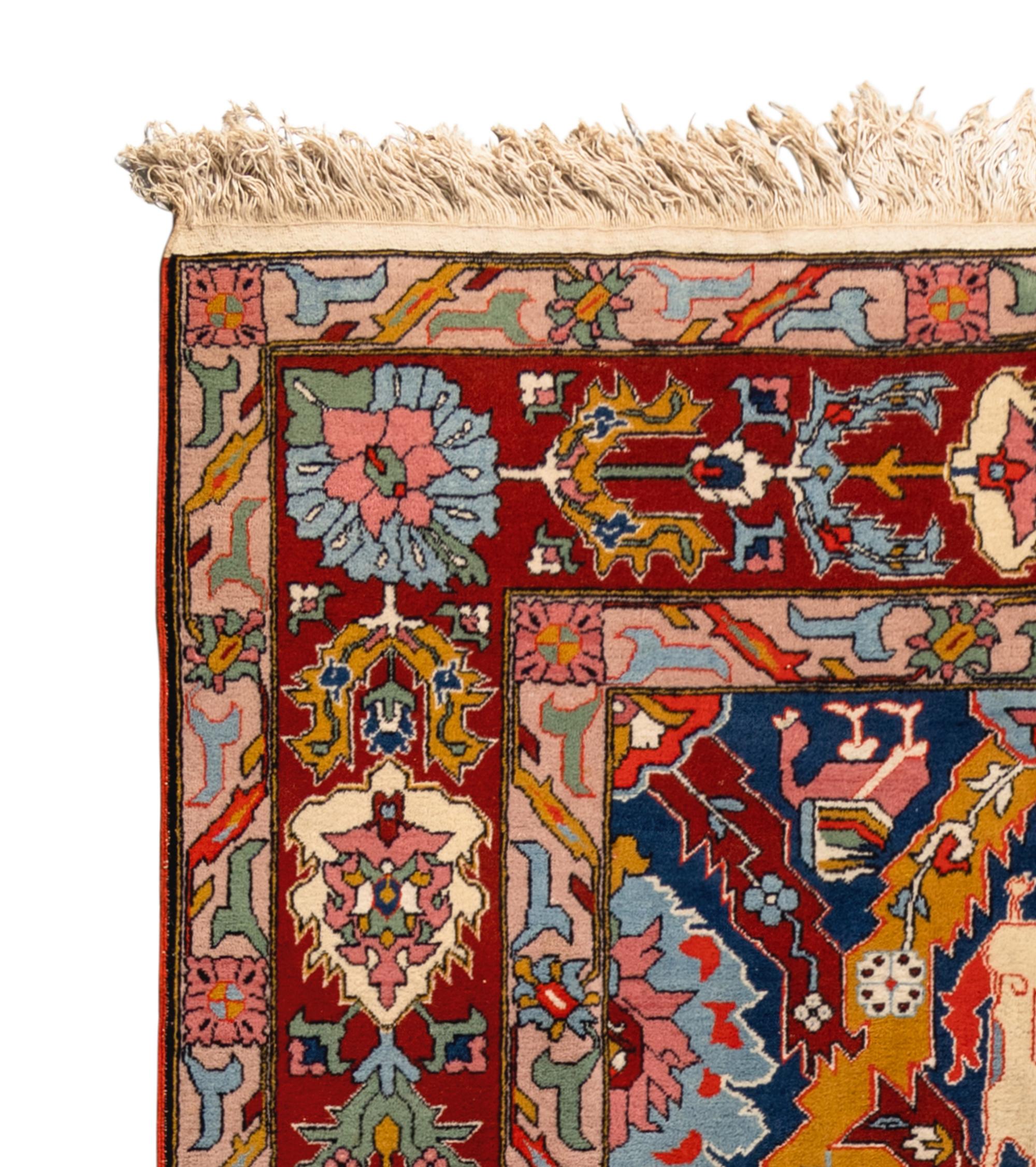 A Heriz Wool Rug