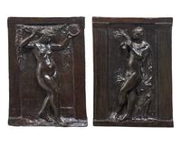 La Danseuse au Tambourin (I) ; together with Joueur de Flûte (II) | A Pair (2)