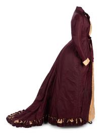 Silk Faille Afternoon Dress, 1880s
