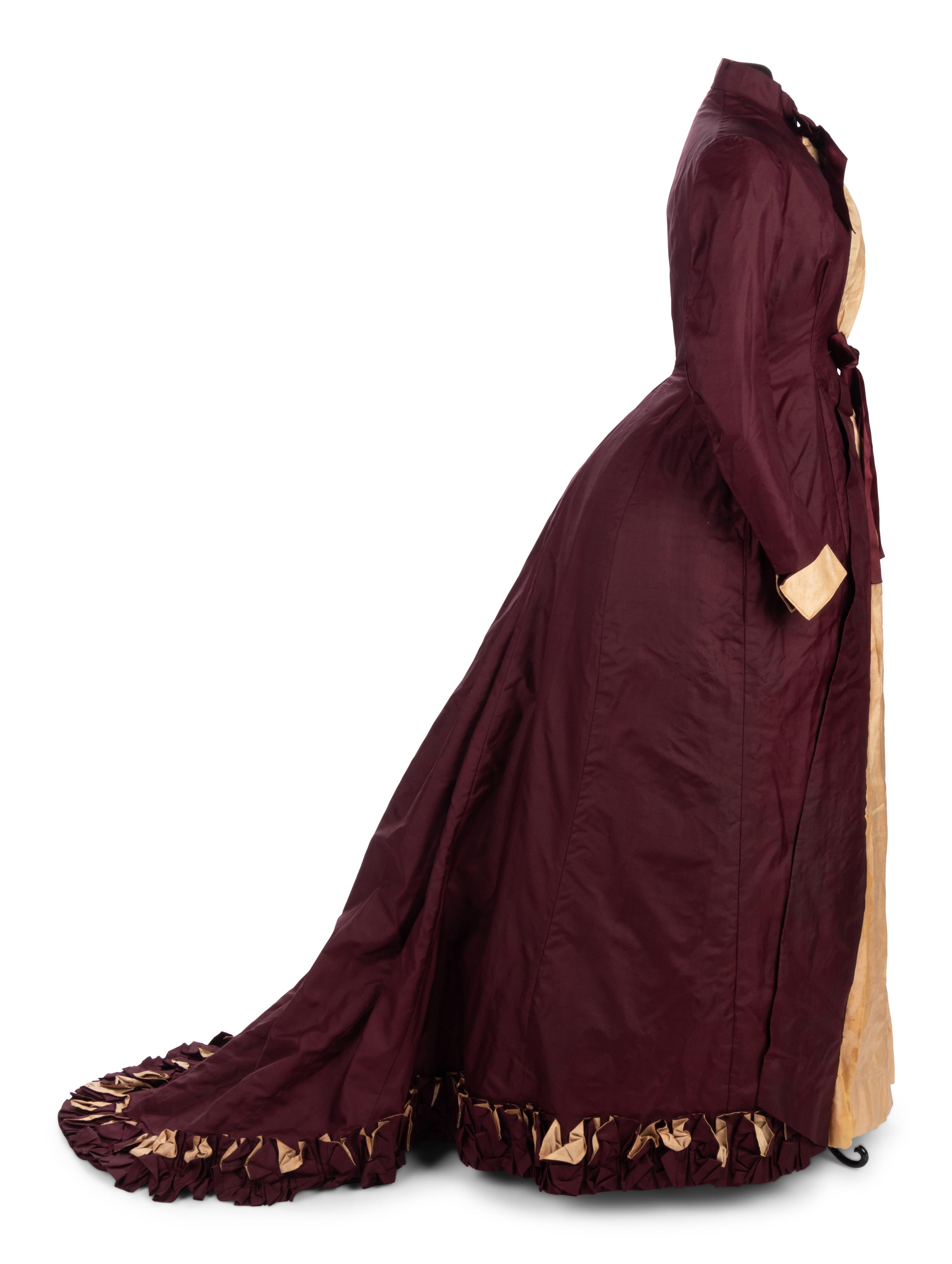Silk Faille Afternoon Dress, 1880s