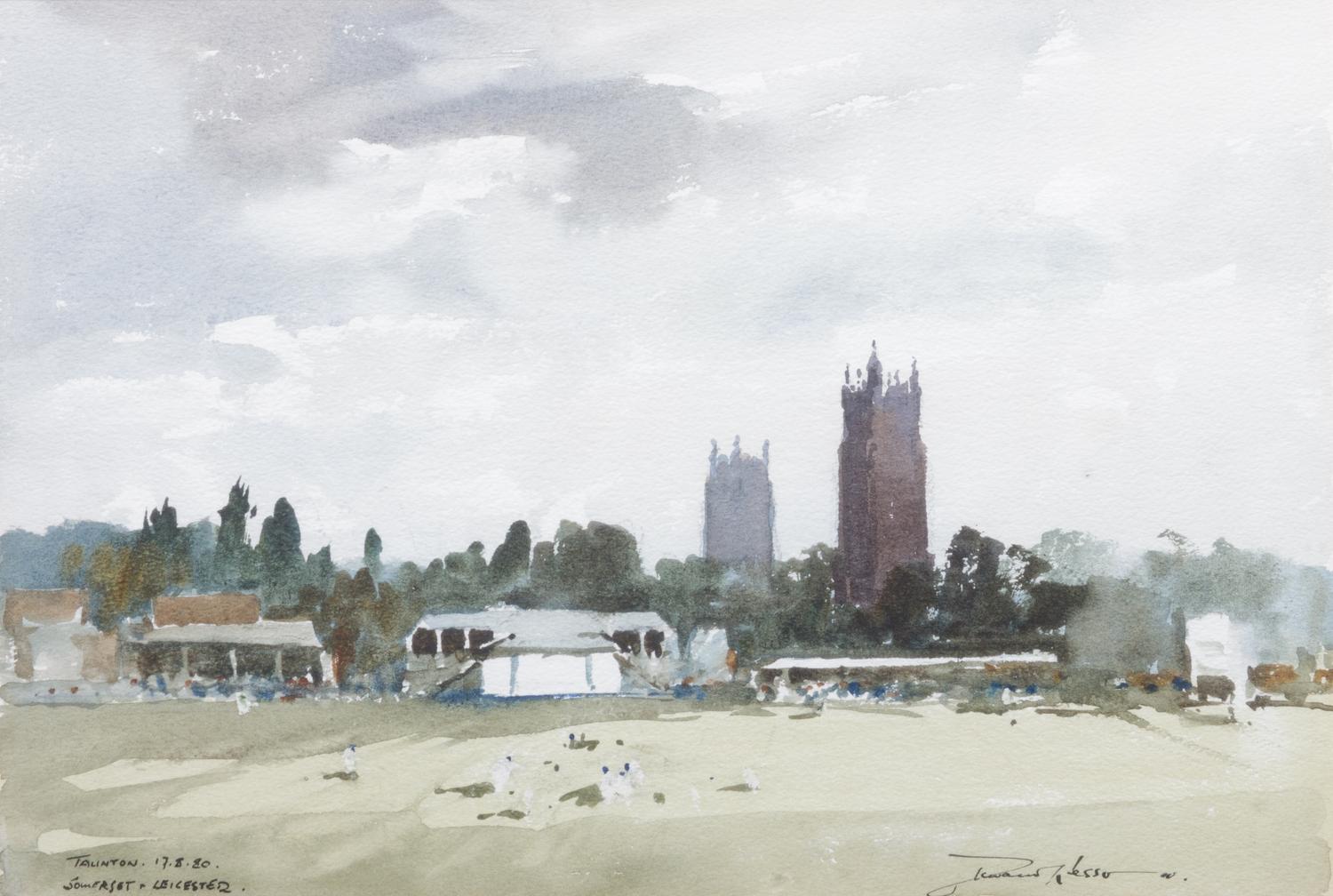 A Day at the Cricket--Somerset V Leicestershire at Taunton, 1980