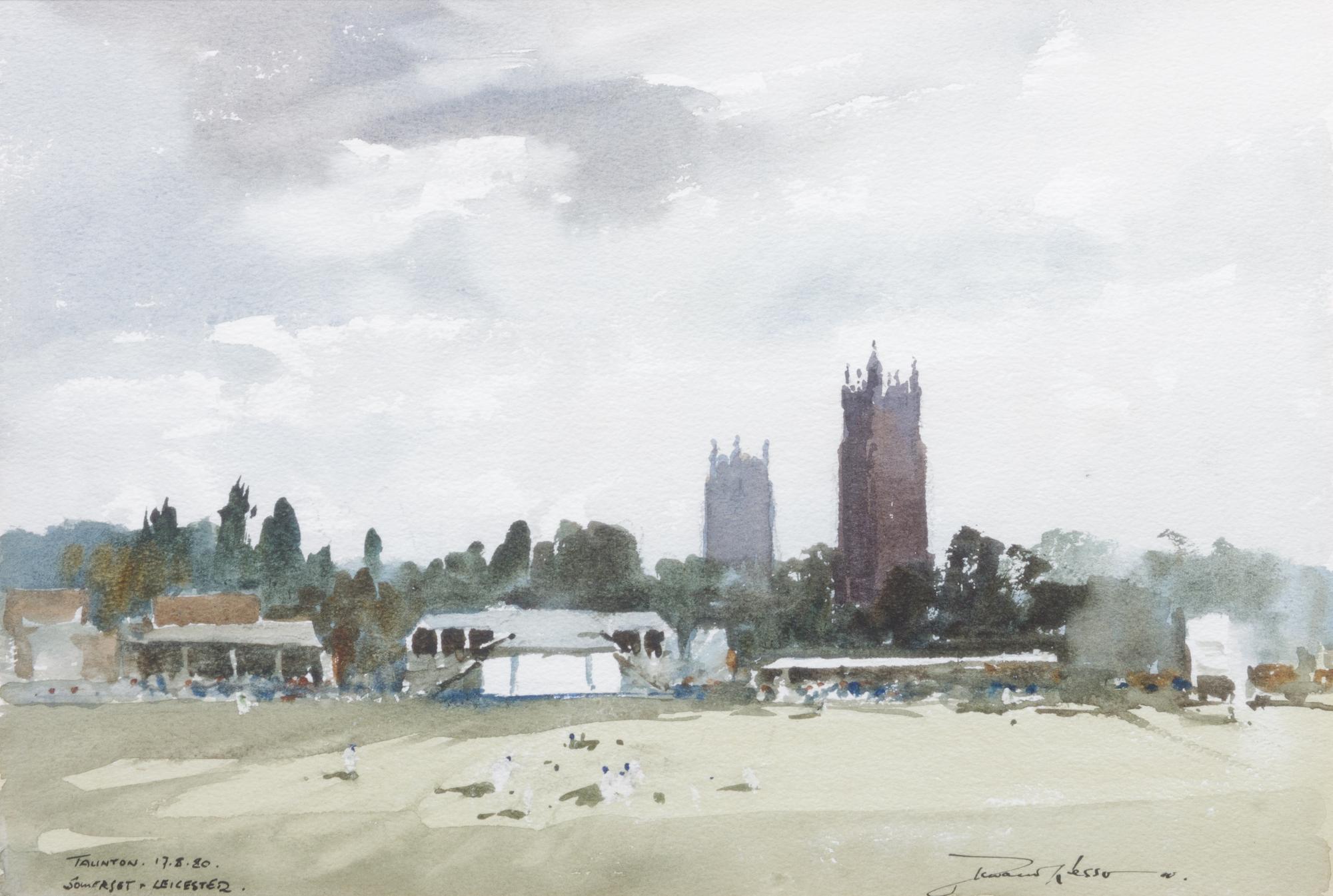 A Day at the Cricket--Somerset V Leicestershire at Taunton, 1980