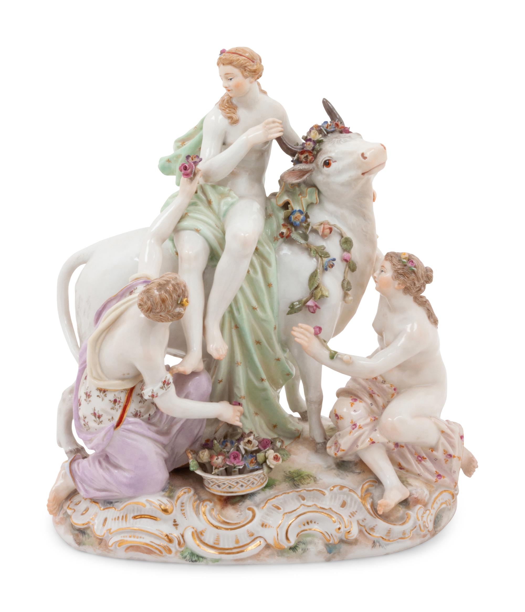 A Meissen Porcelain Figural Group