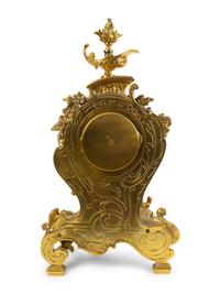 A Louis XV Style Gilt Bronze Bracket Clock — 20TH CENTURY