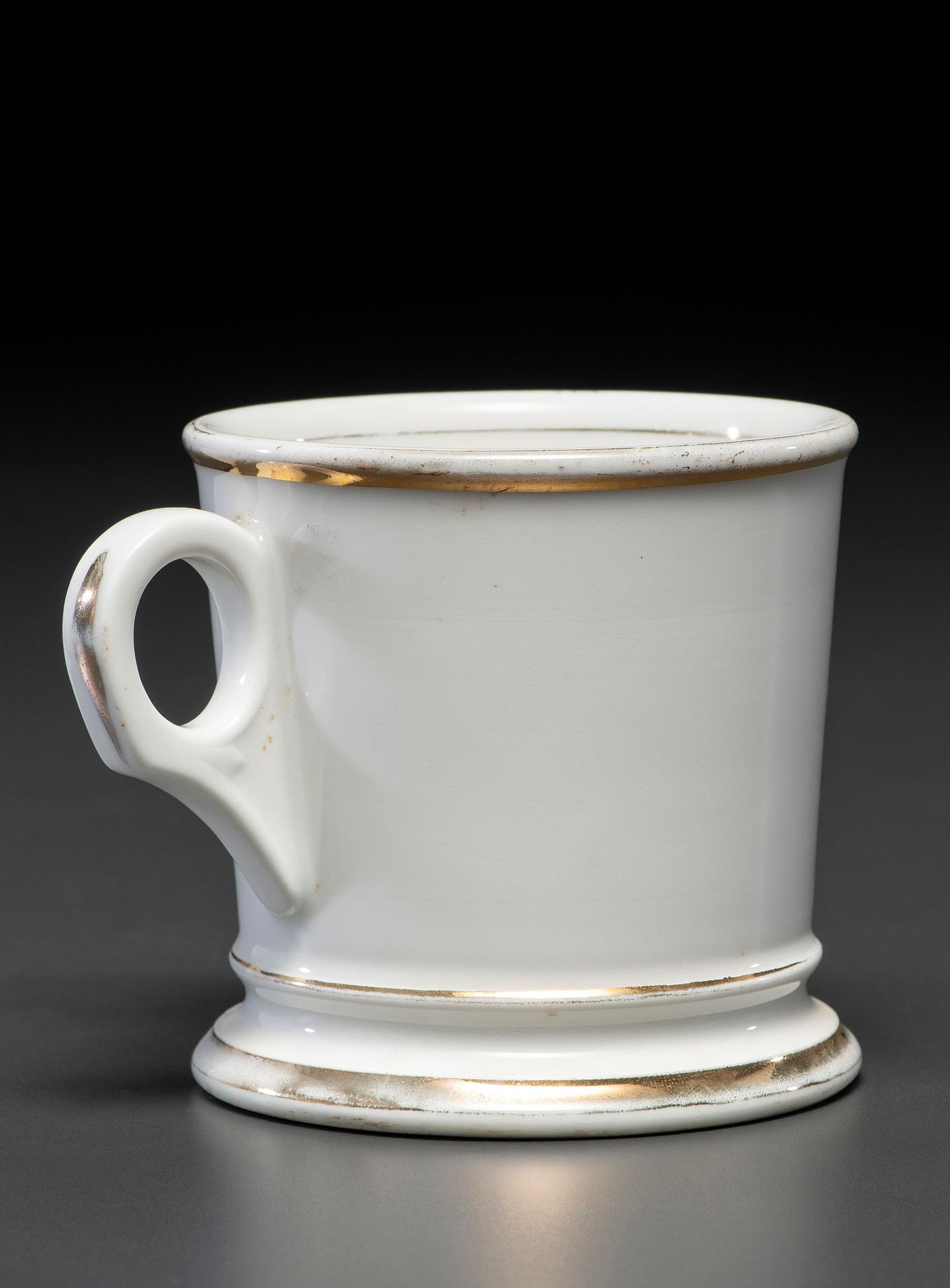 A Plumber's Porcelain Occupational Shaving Mug
