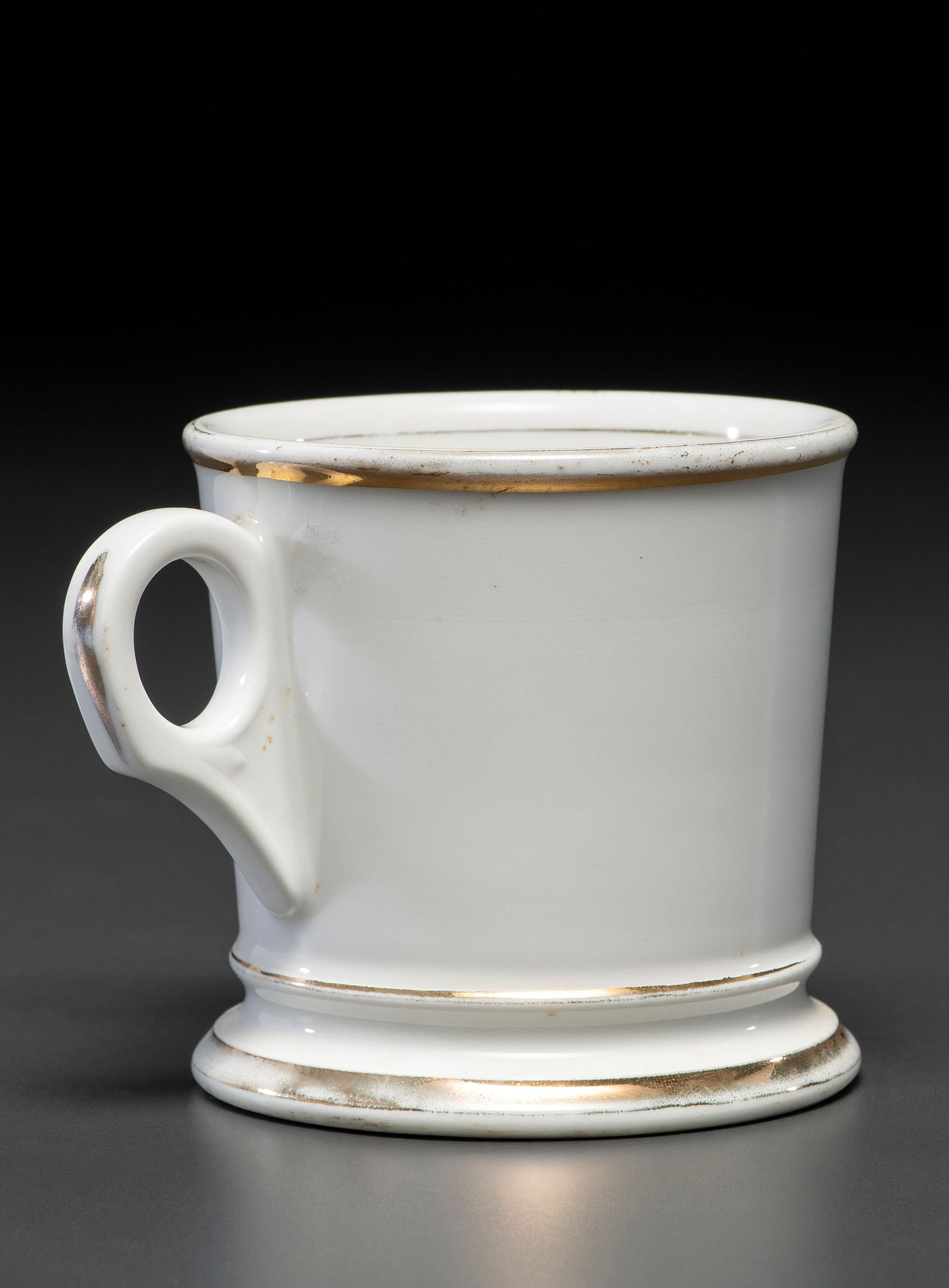 A Plumber's Porcelain Occupational Shaving Mug