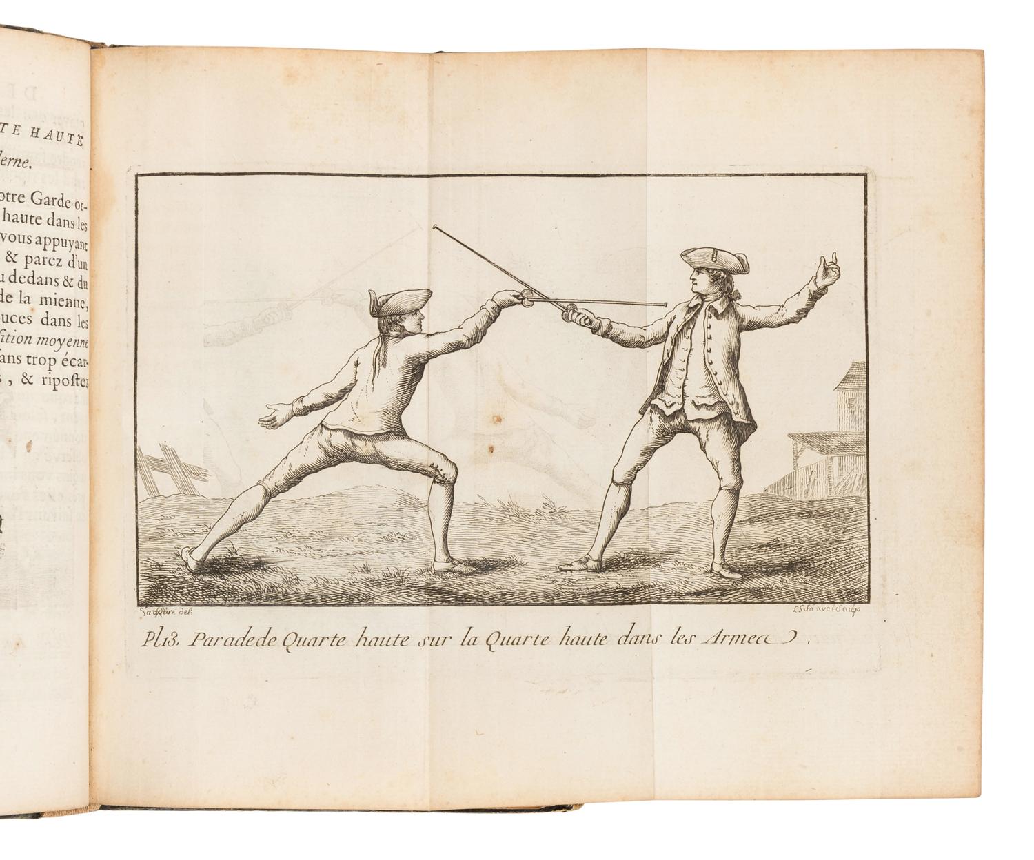 [FENCING]. A group of 5 French 18th- and early 19th-century works, comprising: