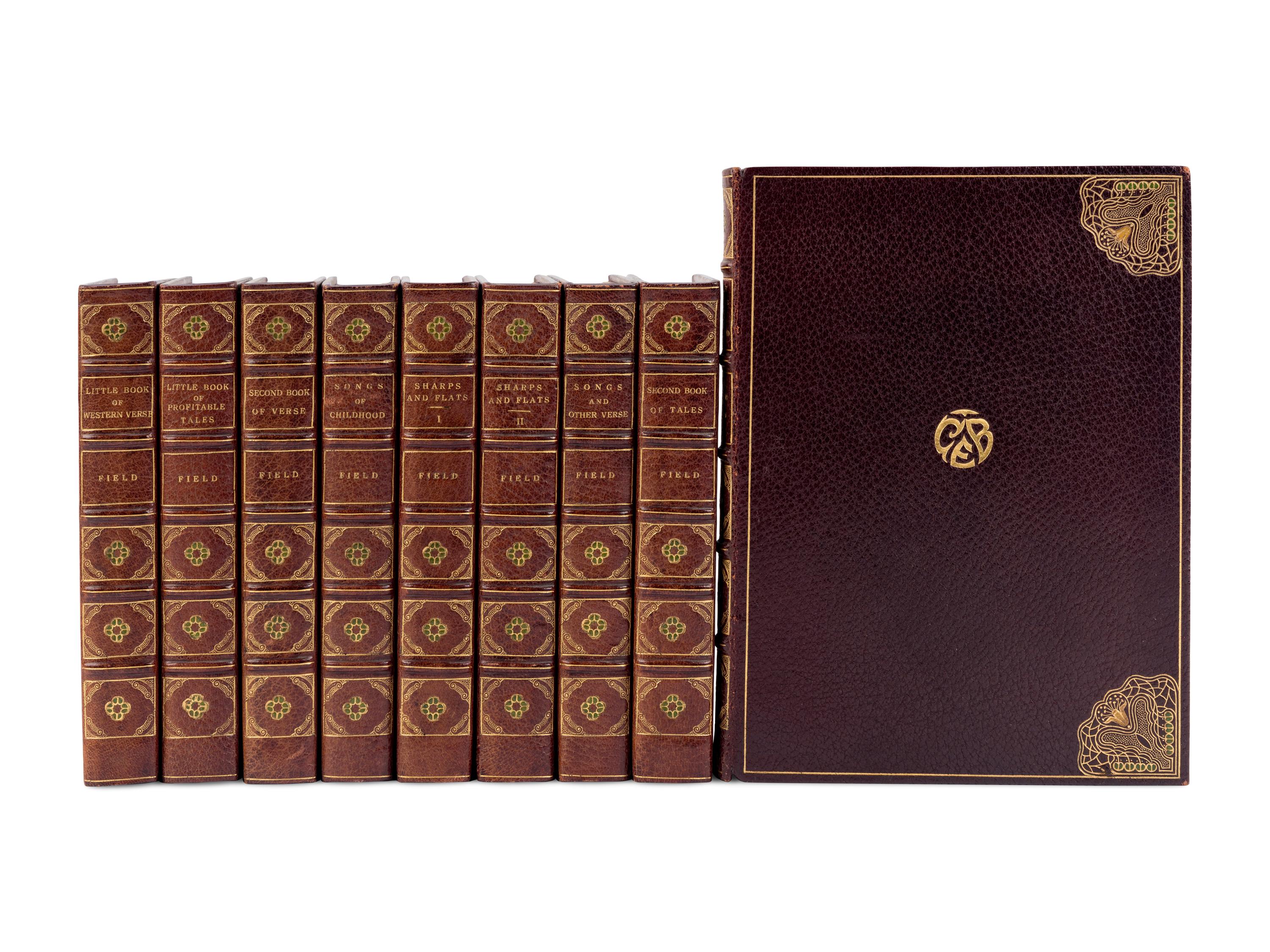 [BINDING -- SICKLES]. FIELD, Eugene (1850-1895). Love Songs of Childhood . Chicago: The Lakeside Press, 1905.