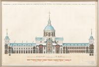 Six Hand-Colored Architectural Engravings