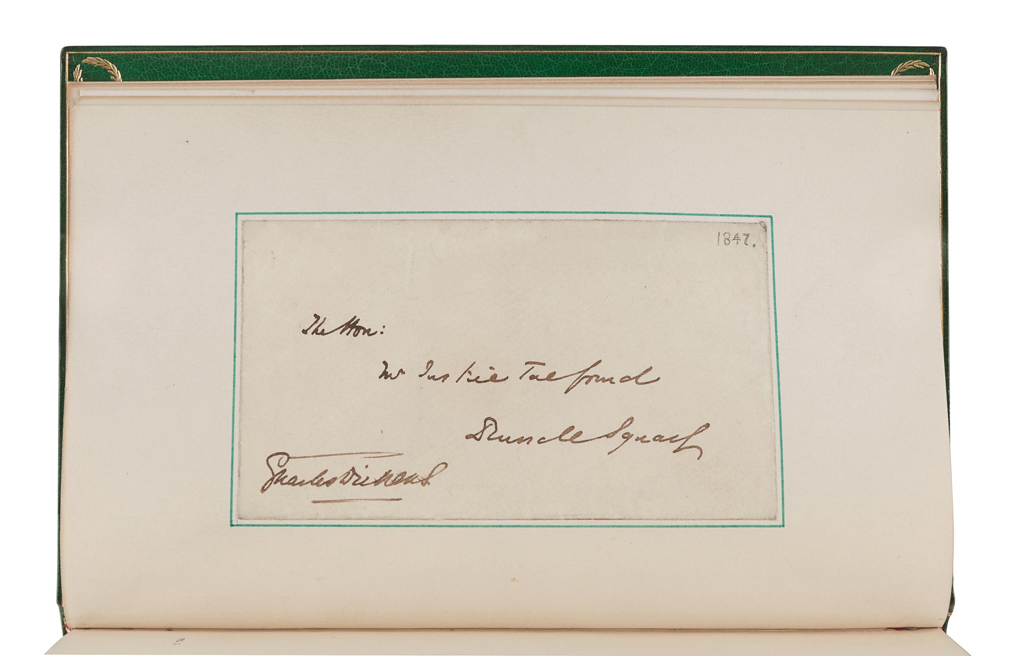 [BINDINGS]. -- [DICKENS, Charles]. FORSTER, John. The Life of Charles Dickens. London: Chapman and Hall, 1872-1874. -- Letters of Charles Dickens . London: Chapman and Hall, 1880-1882.
