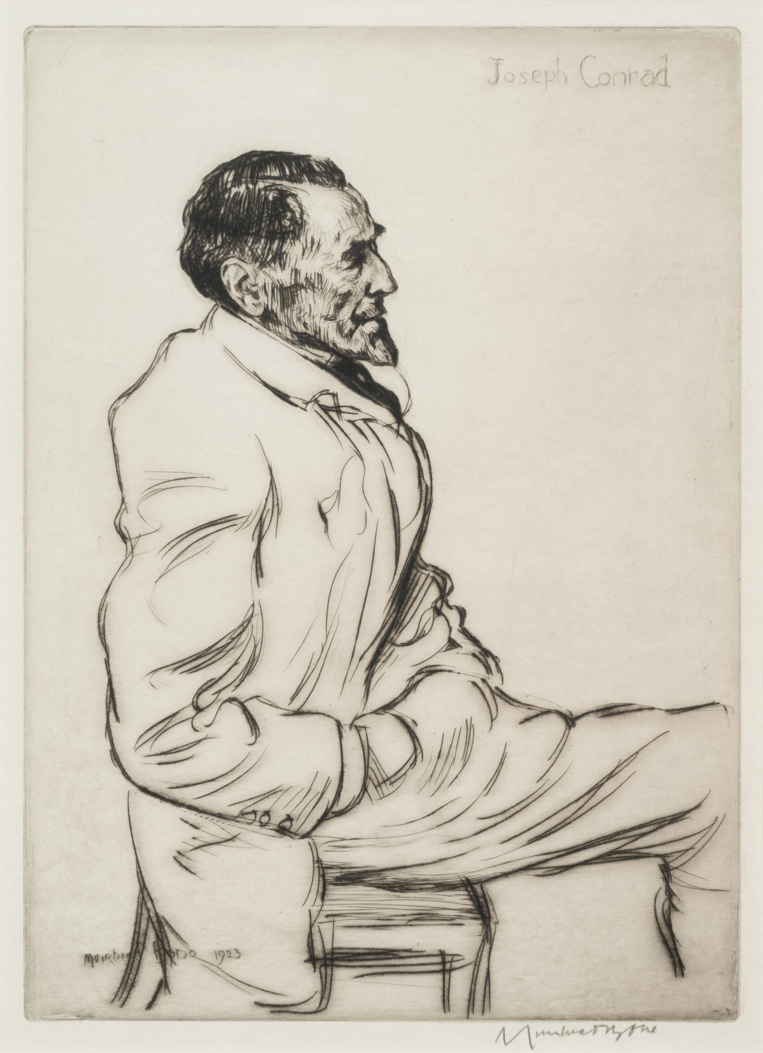 Joseph Conrad Listening to Music