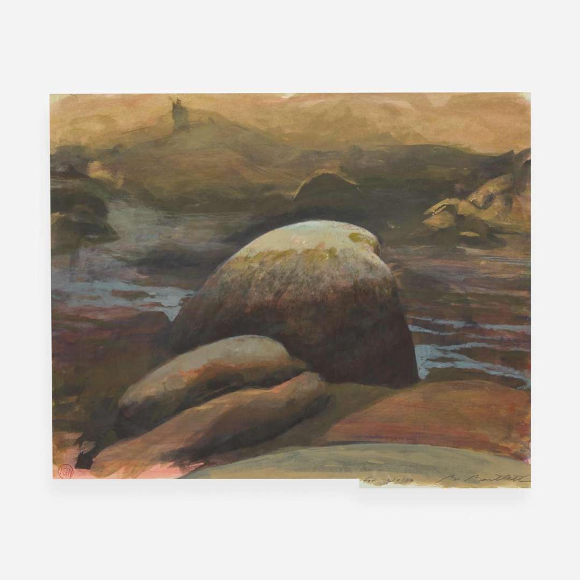 Bo Bartlett (American, B. 1955) Rock Study