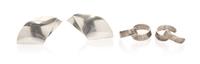 A Collection of Sterling Silver Earrings, Georg Jensen, 23.30 dwts.
