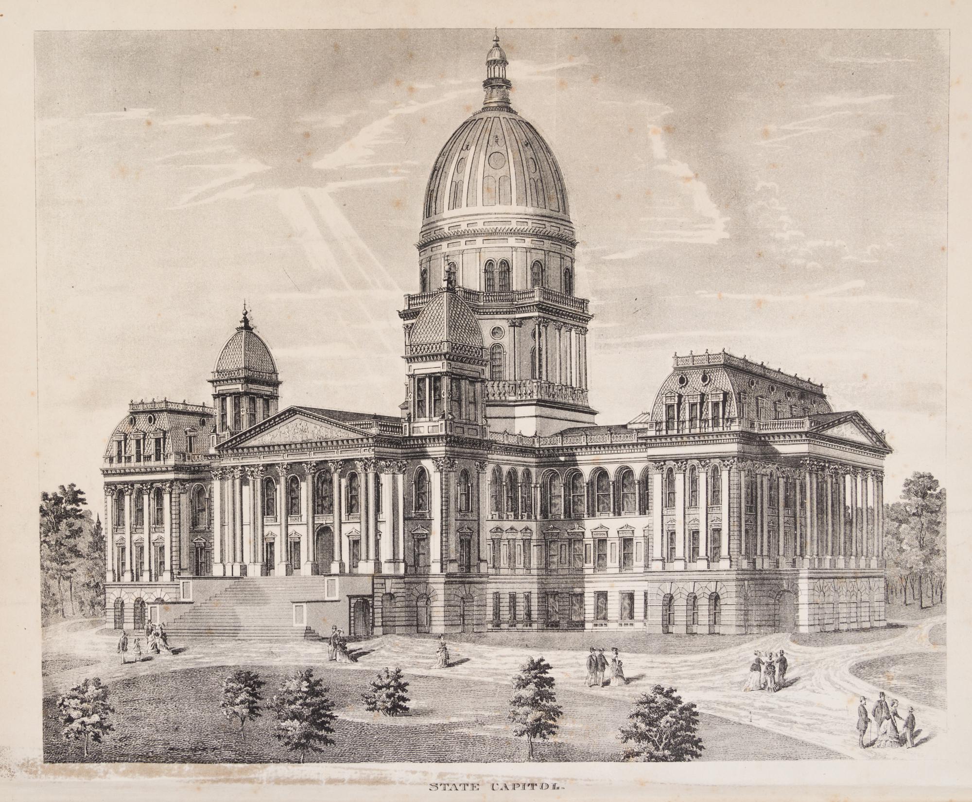 (ATLAS) Atlas of the State of Illinois. Chicago, 1876.