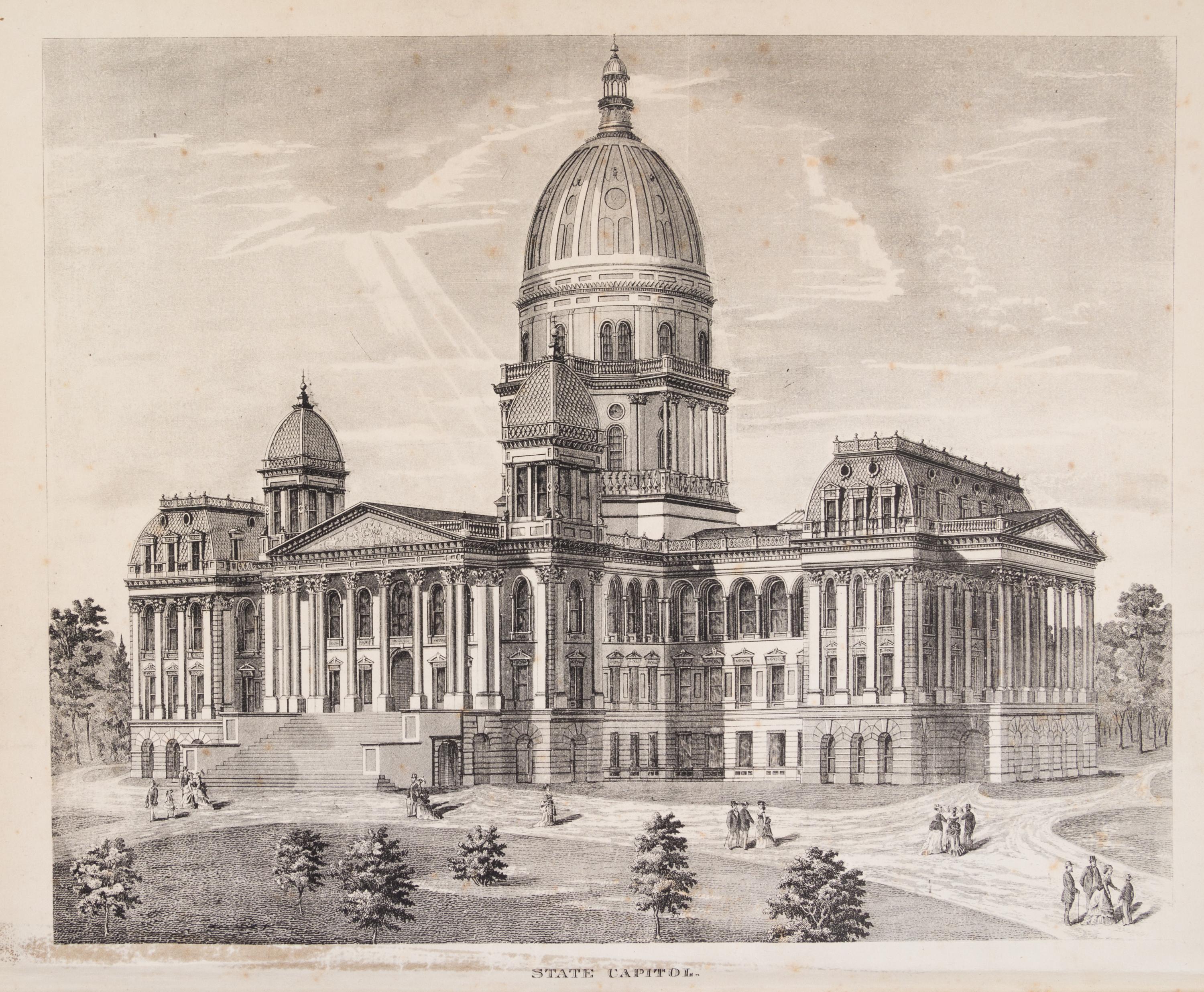 (ATLAS) Atlas of the State of Illinois. Chicago, 1876.