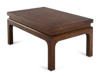A Contemporary Walnut Cocktail Table in the Chinese Taste