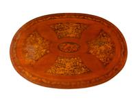 A Continental Marquetry Center Table