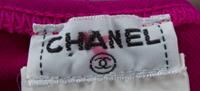 A Chanel Fuschia Logo Unitard, Size 40.