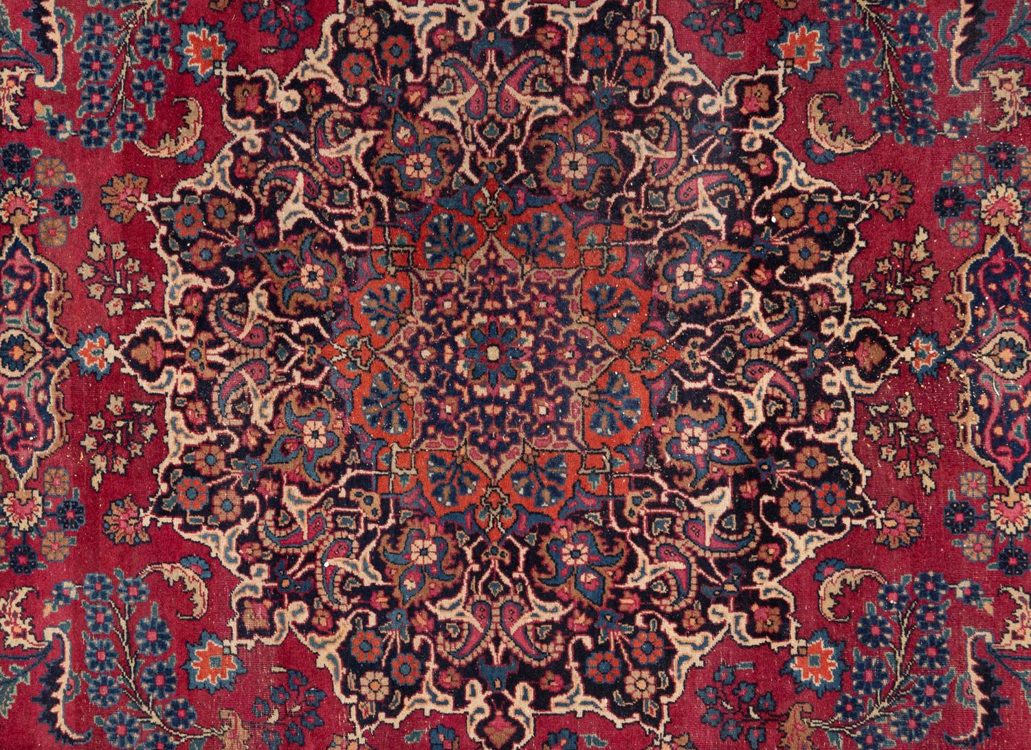 A Nain Wool Rug