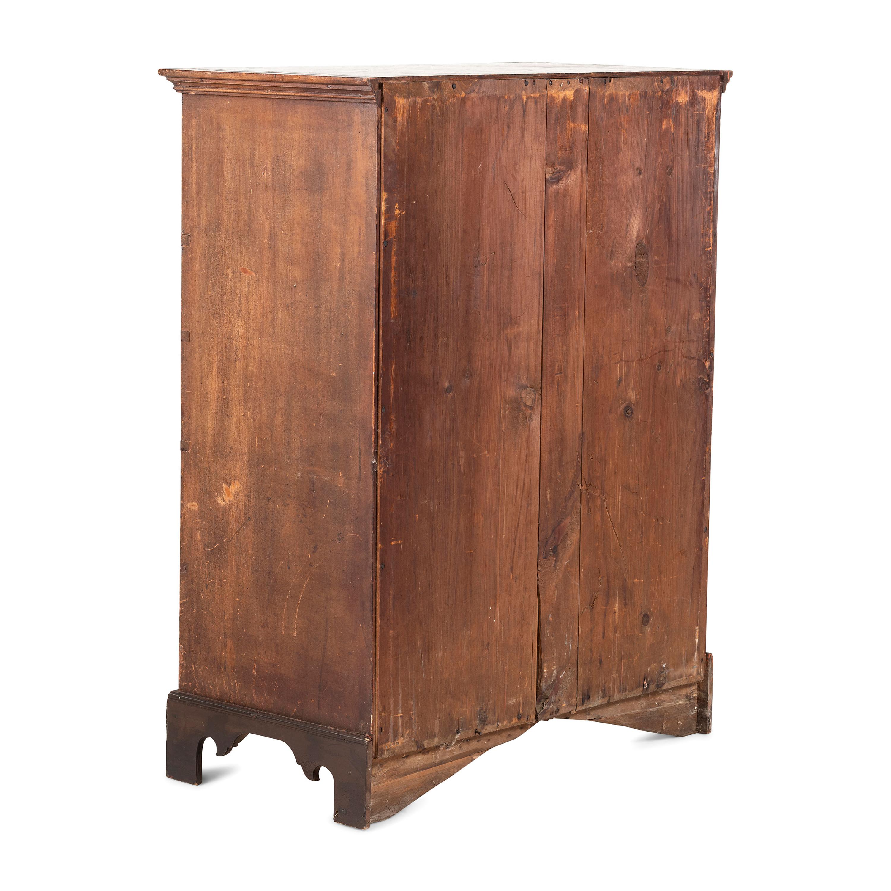 A Chippendale Carved Cherrywood Chest of Drawers