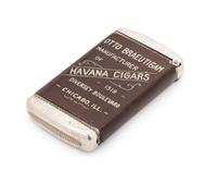 An American Celluloid and Mixed Metal Advertisement Match Safe Height 2 5/8 inches. — LATE 19TH/EARLY 20TH CENTURY