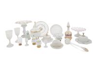 A Collection of Opaline Glass Articles