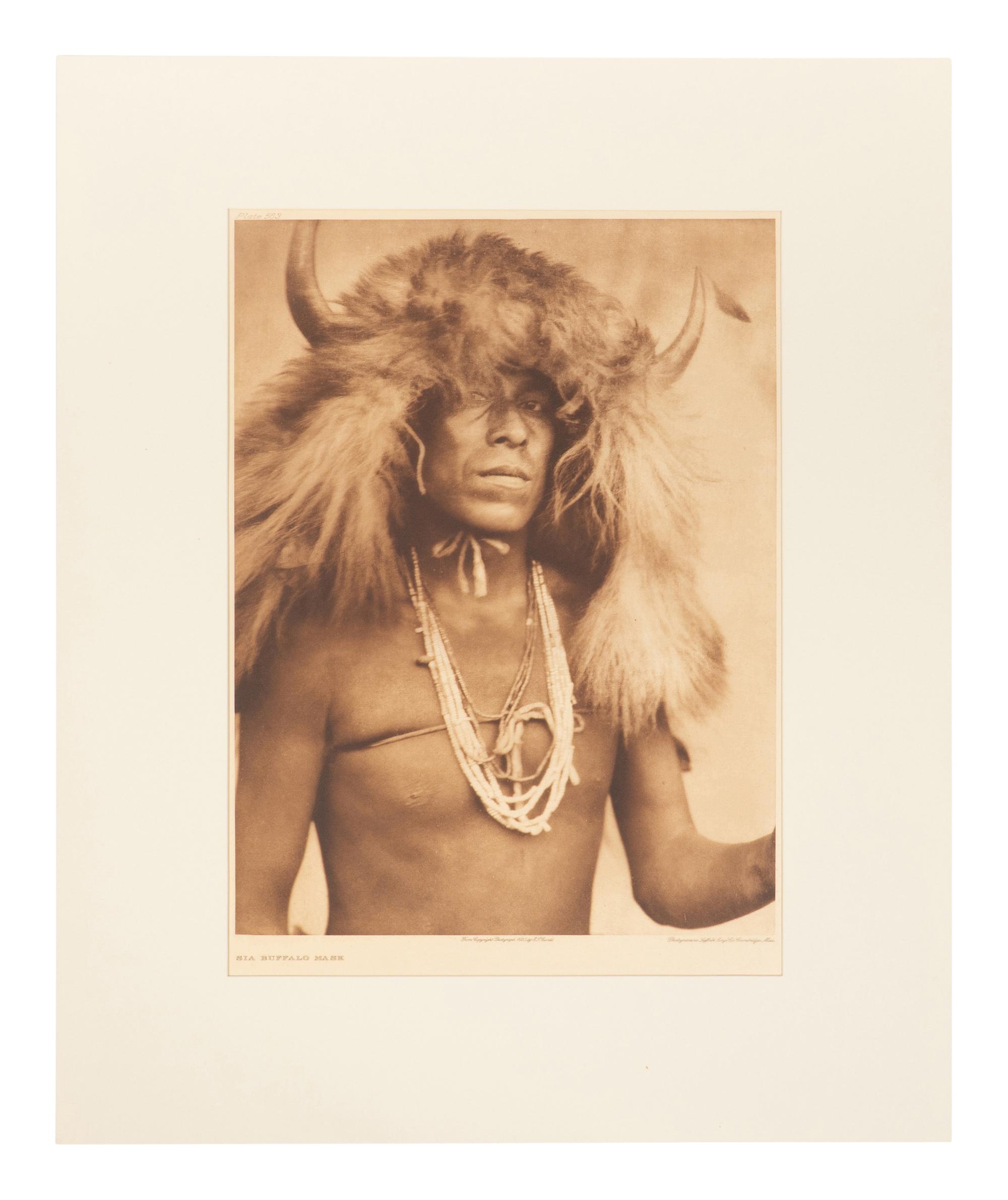 CURTIS, Edward S. (1868-1952). The North American Indian... List of Large Plates Supplementing Volume Sixteen . [Norwood, Massachusetts: The Plimpton Press, 1930].