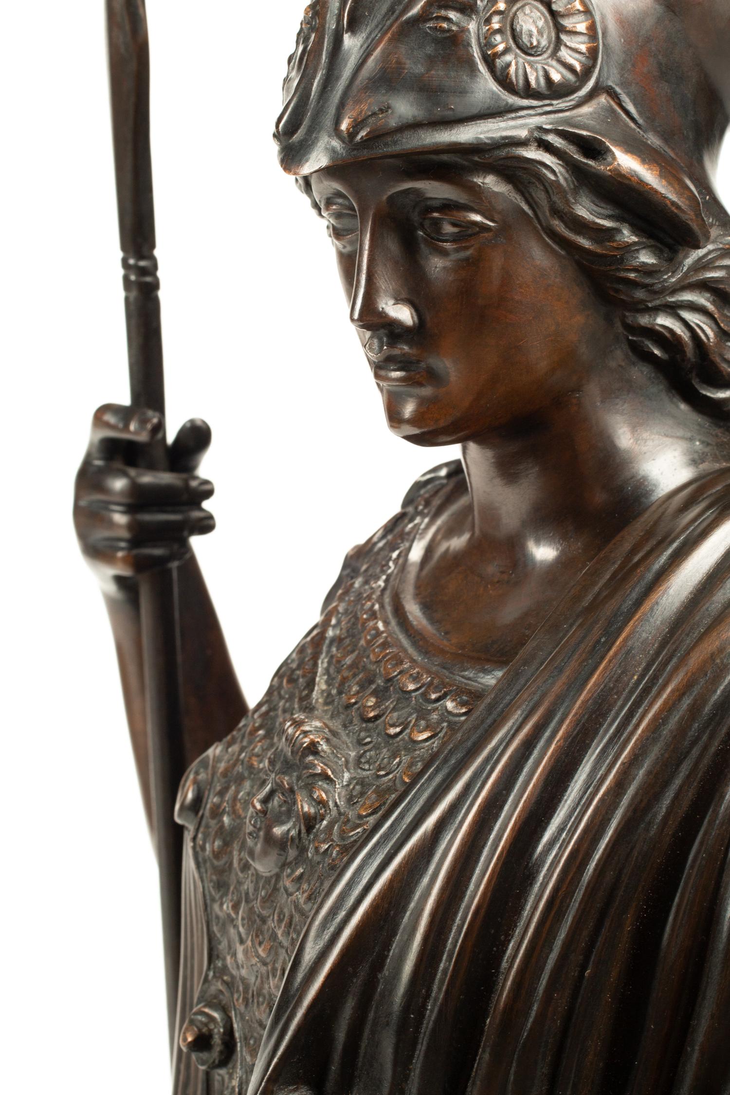 An Italian Bronze Figure of Athena