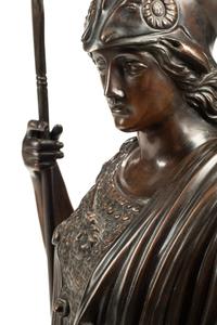 An Italian Bronze Figure of Athena