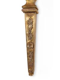 A Pair of Neoclassical Style Giltwood Wall Appliqués