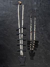 Pair of Kewa Depression Era Thunderbird Necklaces