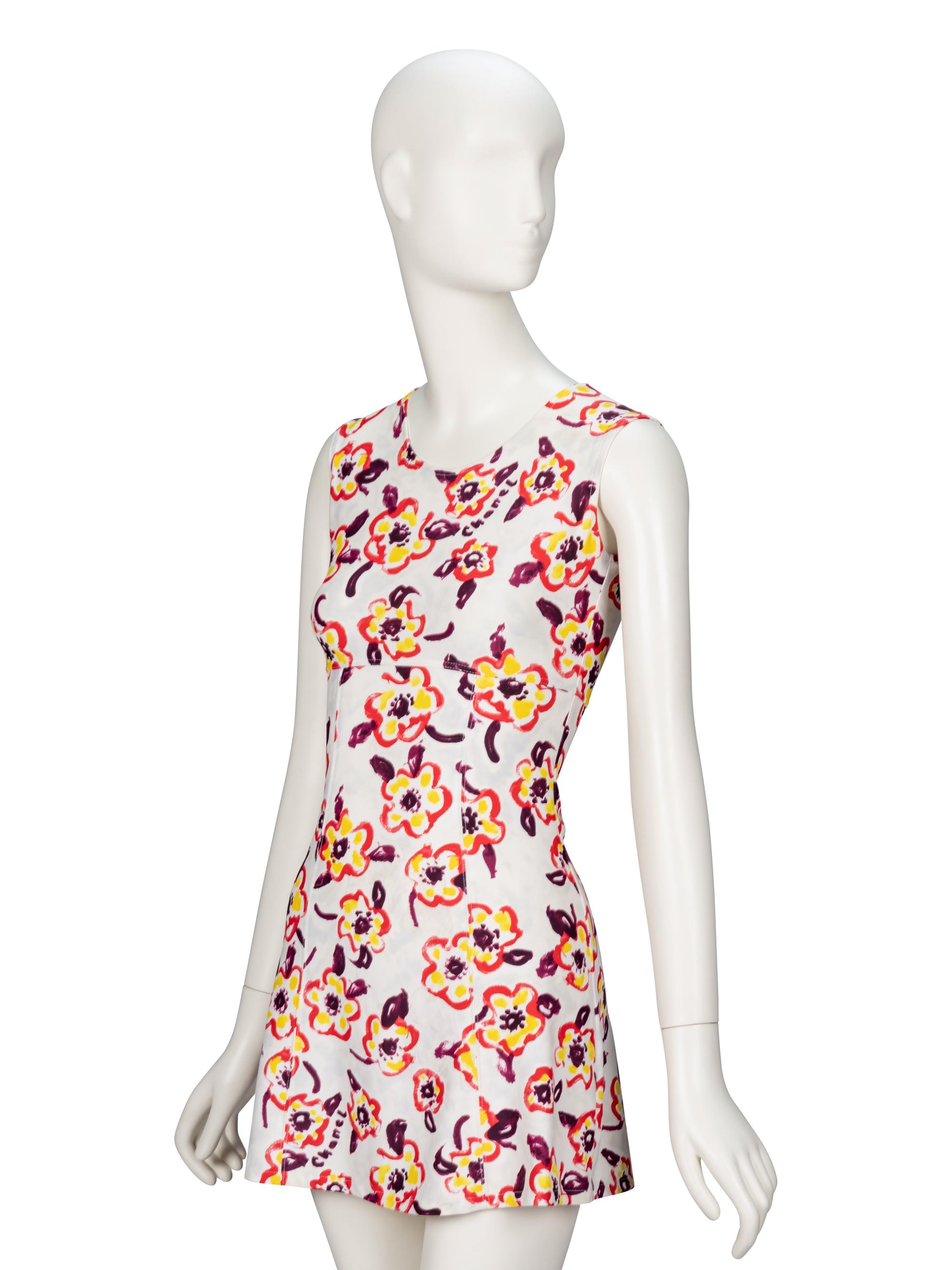 Chanel, Floral-Print Dress